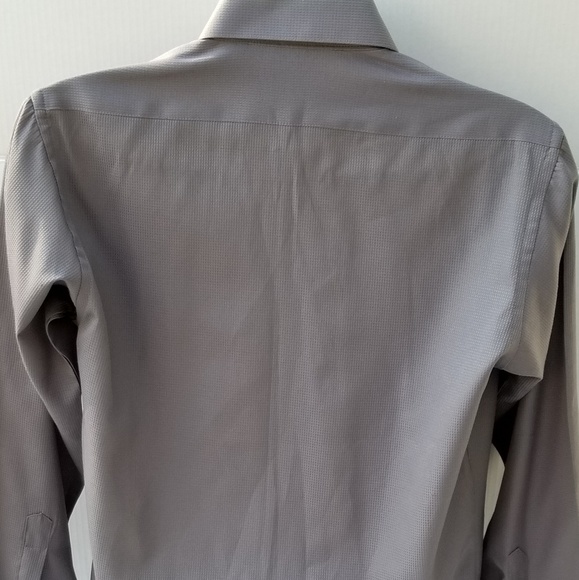 Stacy Adams Steel Color L/S Button Down Shirt Sz M - Picture 6 of 8